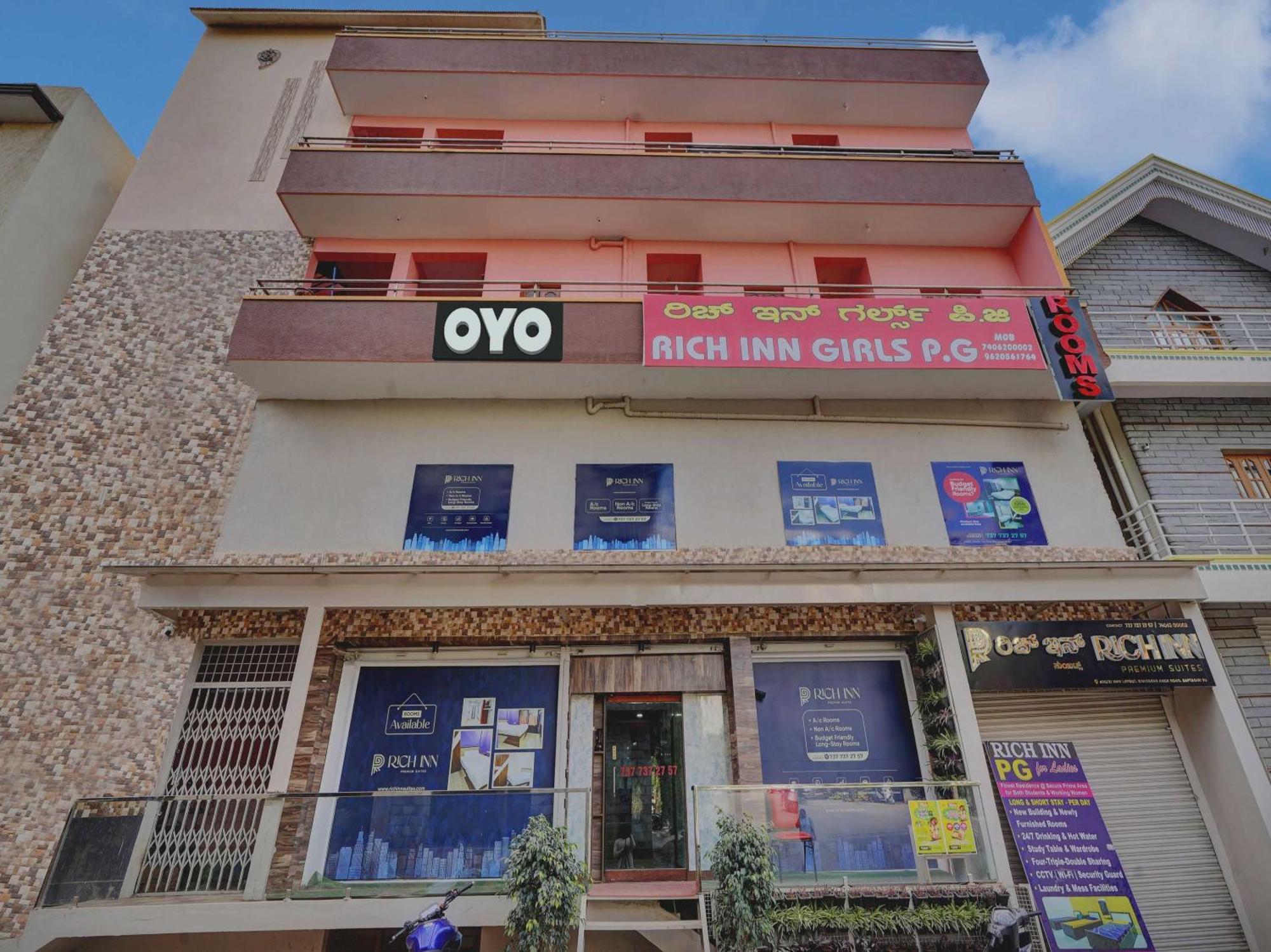 Oyo Flagship Rich Inn Premium Suites Near Nagasandra Metro Station. Bangalore Exterior photo